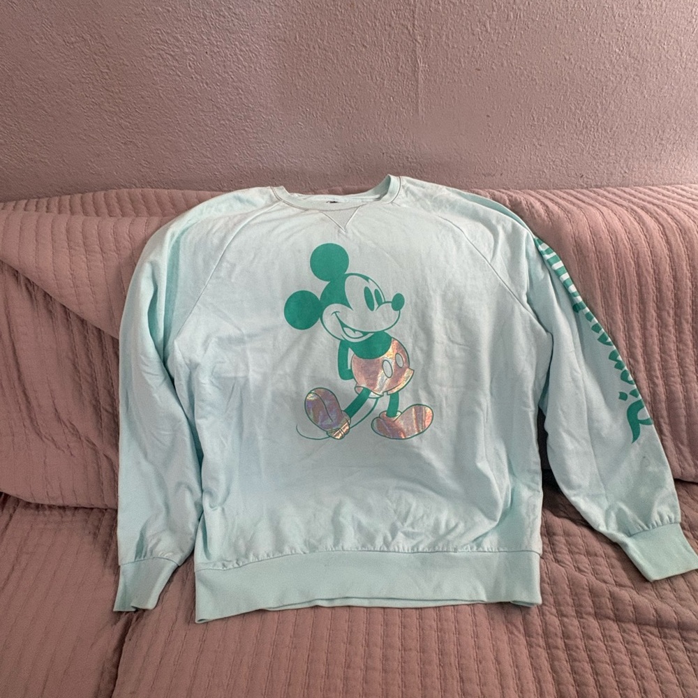 Disney Light Blue Sweatshirt